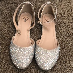 Ballet glittery flats super cute for parties